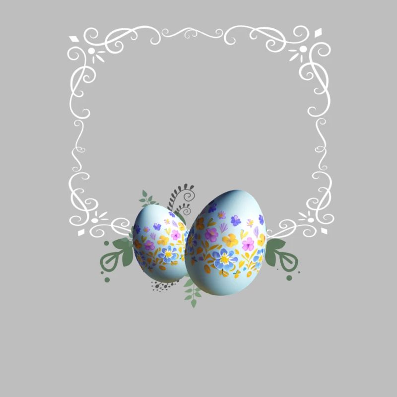 Festive Easter Egg Picture Frame