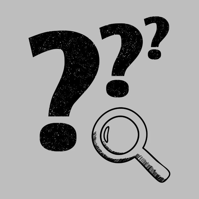 Loupe point d’interrogation