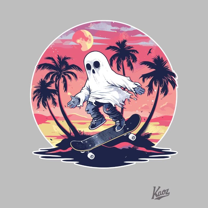 Skateboarding V ghosts