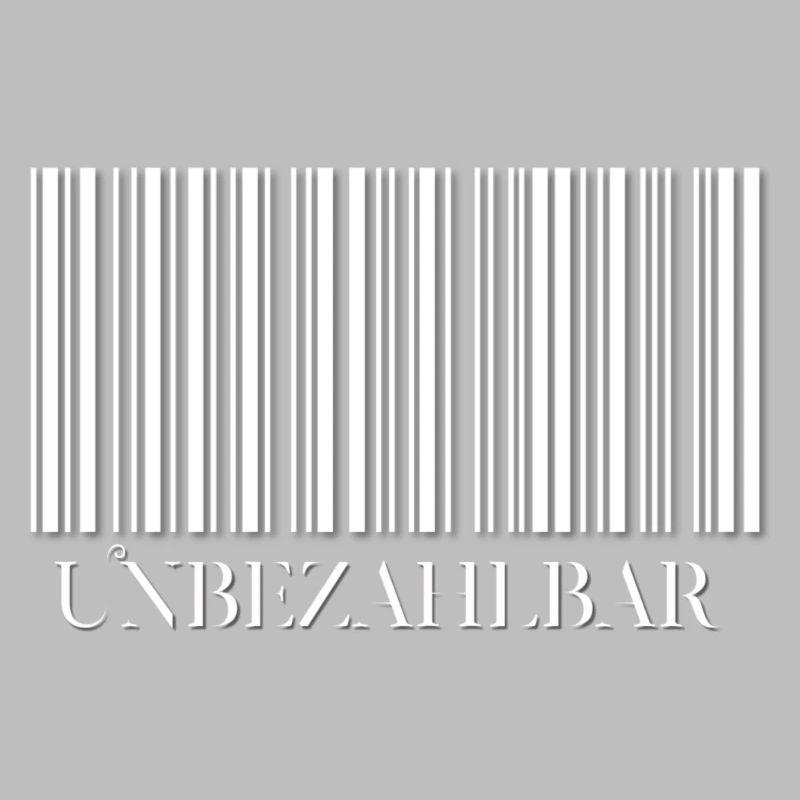 Abstrakter Barcode Design auf Kleidung