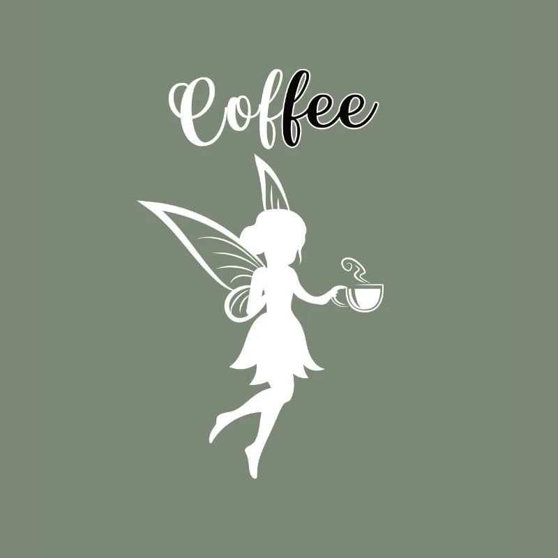 Café Fée Silhouette Café Café Fée Boisson