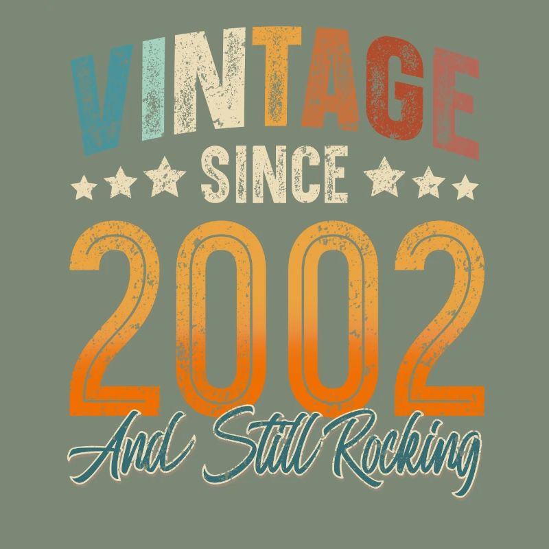 2002 Année de naissance Anniversaire Année de construction Millésime