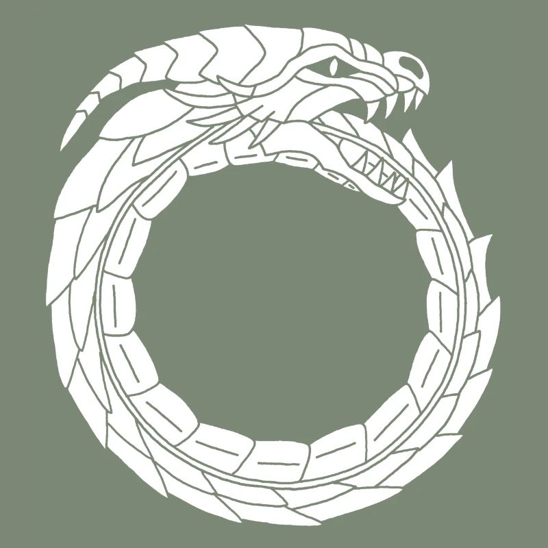 Dragon blanc dévoreur