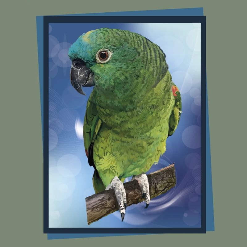 The blue-fronted amazon
