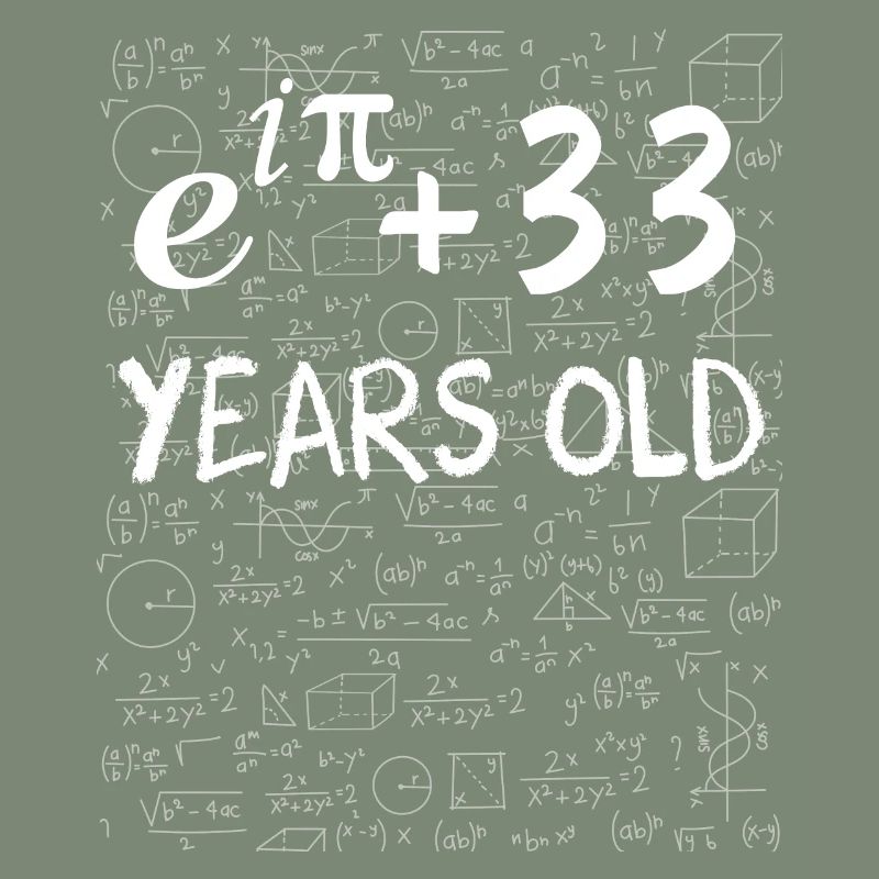 32nd birthday 32 years old Euler Identity math
