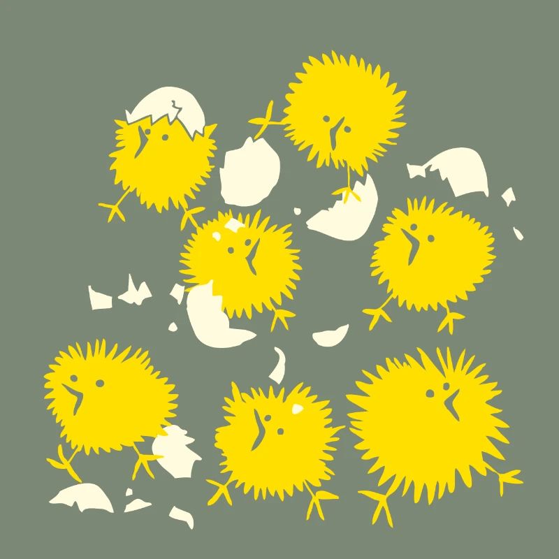 Chick BEEPY Happy Easter 7 Naughty Yellow Comic Funny