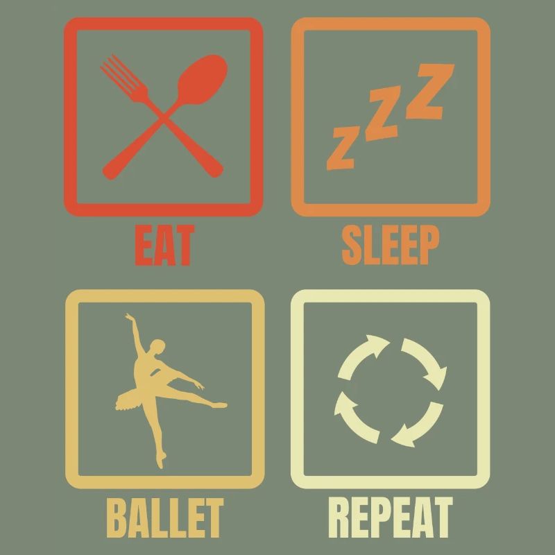 Manger dormir Ballet Répéter