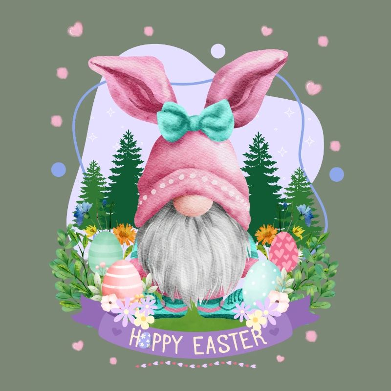 Hoppy Gnome Easter - Easter Gift Idea