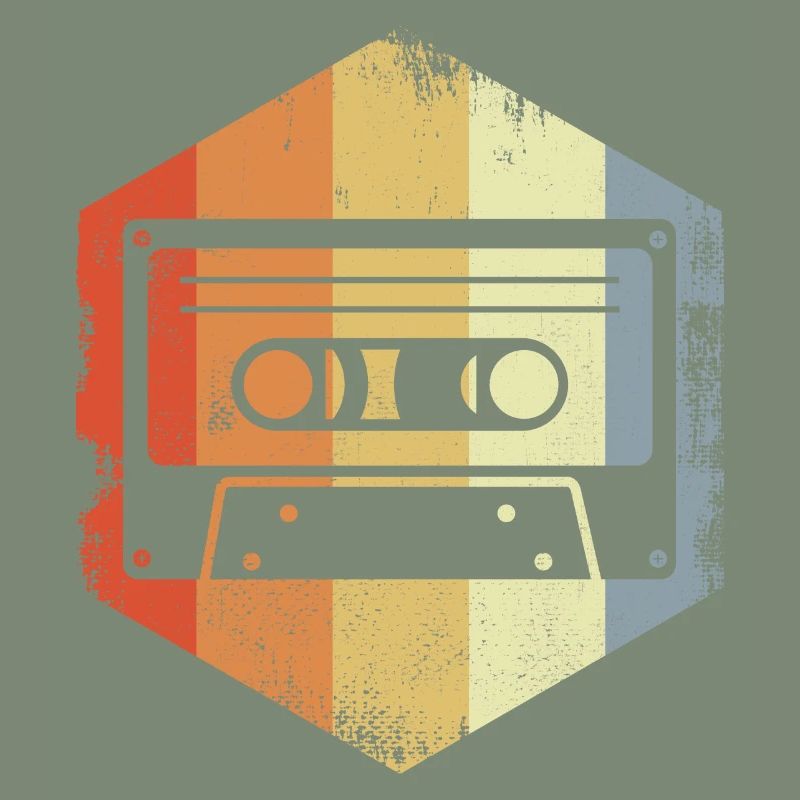 Retro 80er Kassette