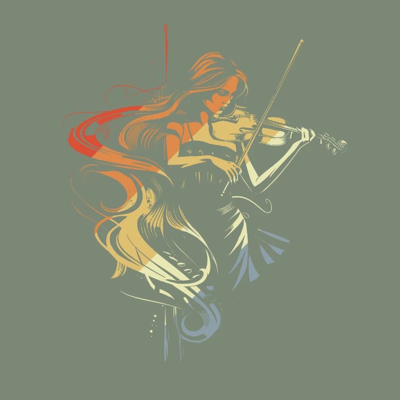 Fille violon