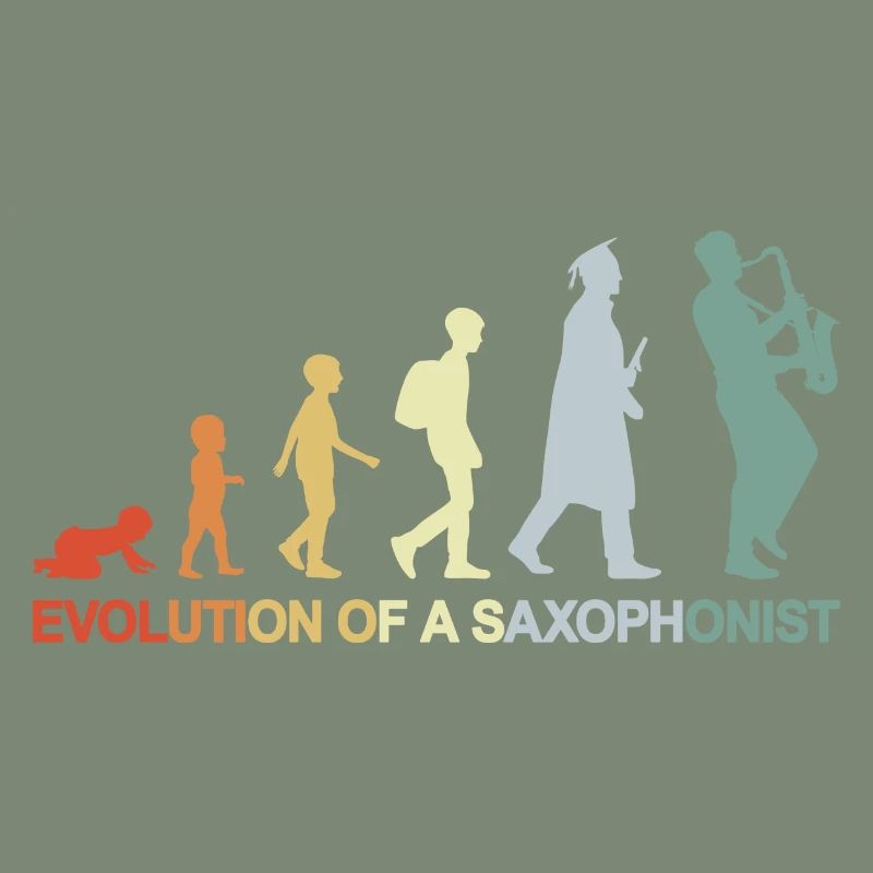 Saxophoniste Vintage Evolution