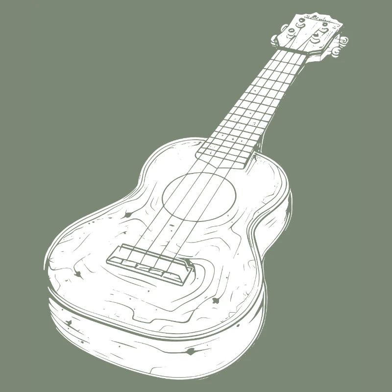 Dessin de ukulélé