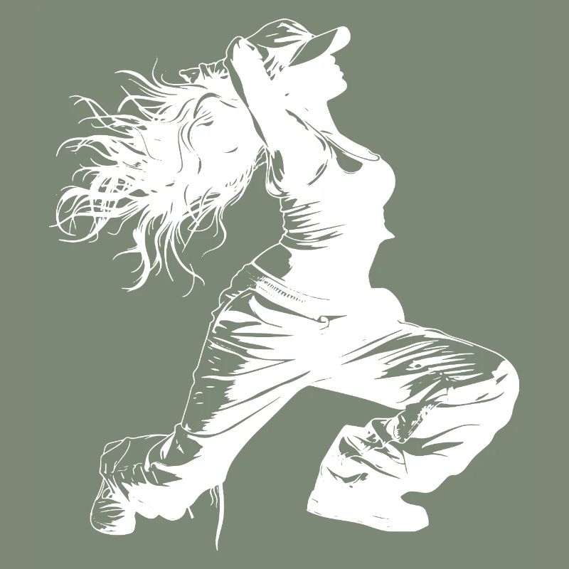 Dessin de breakdancer