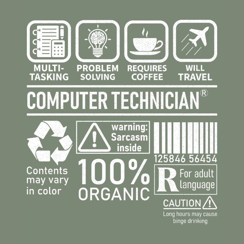 Technicien en informatique multitâche résolution de problèmes