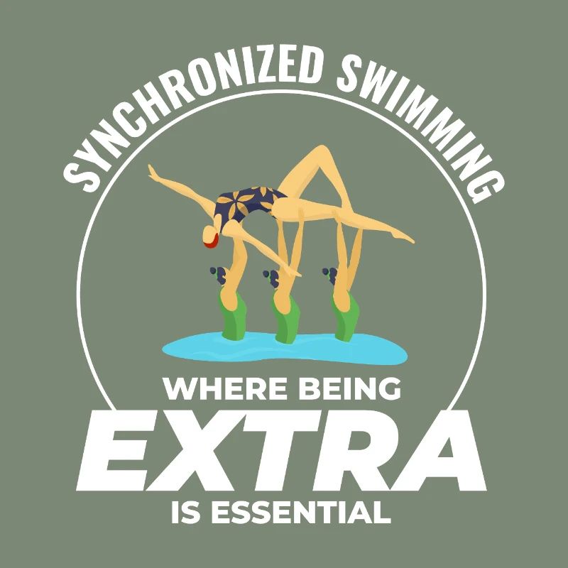 Synchronschwimmen, wo man extra ist