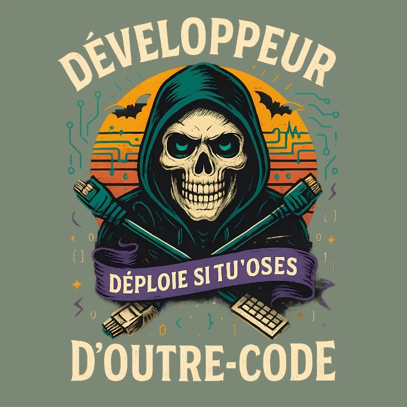 Web Developer - Halloween Skull