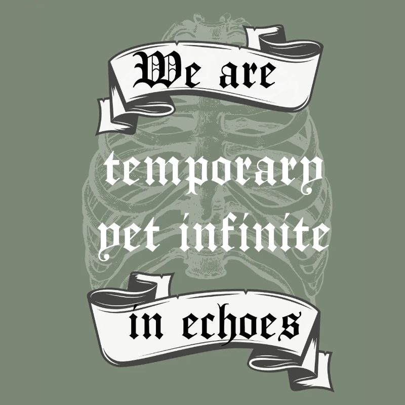 Temporary Yet Infinite in Echoes Existential Quote