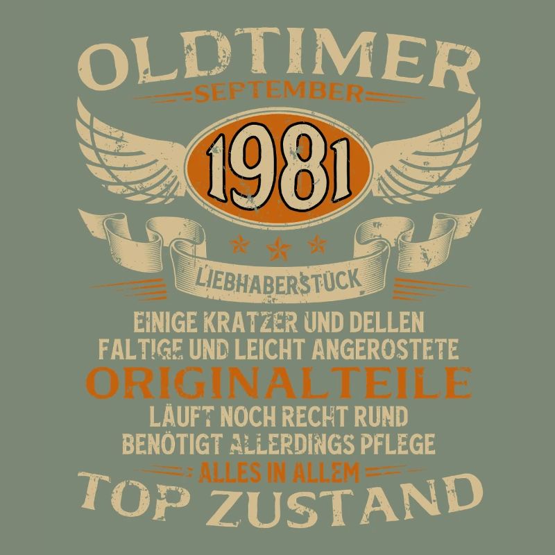 44. Geburtstag Geschenk Oldtimer September 1981