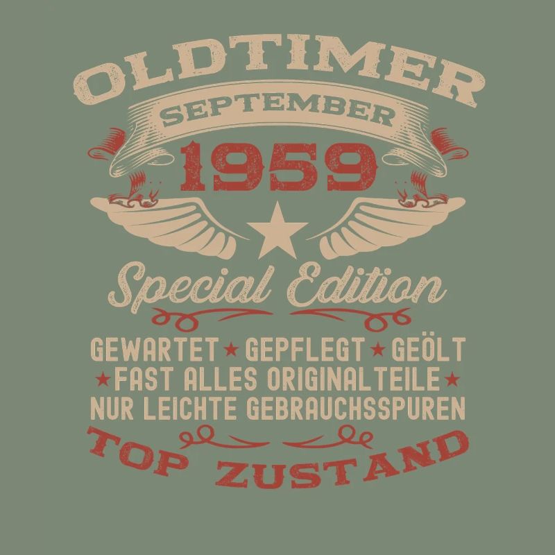 66. Geburtstag Geschenk Oldtimer September 1959