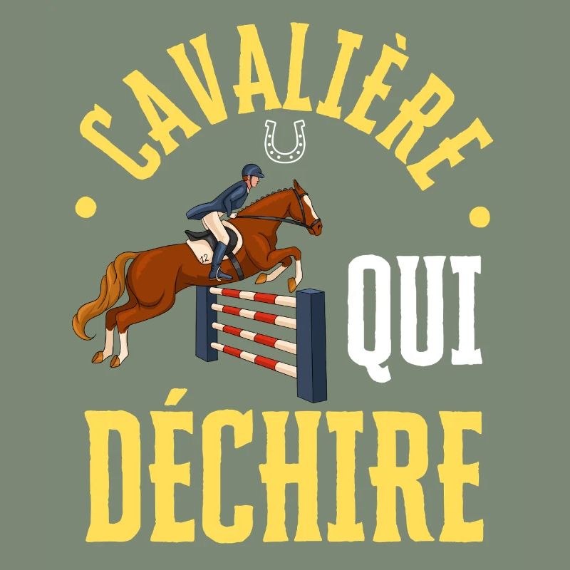 Cavalière qui Déchire - Saut D'obstacles