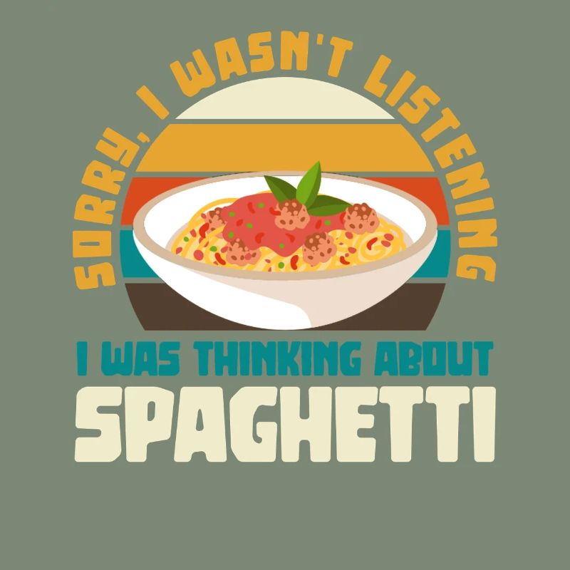 Spaghetti Denkpause Retro