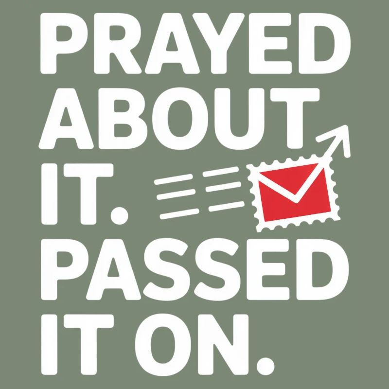 Prayed About It Passed It On Gebet