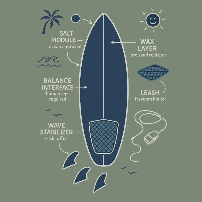 Plan de planche de surf