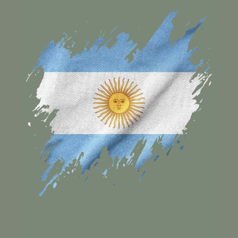 Drapeau de l’Argentine, style déchiré