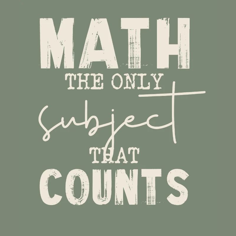 Les maths sont les seules qui comptent