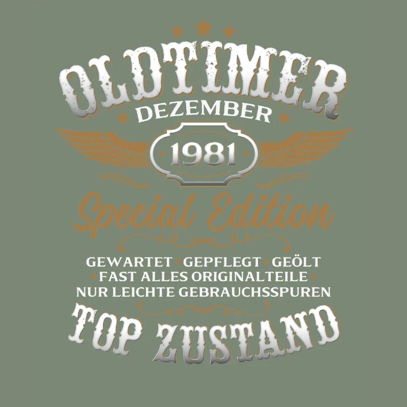 44. Geburtstag Geschenk Oldtimer Dezember 1981