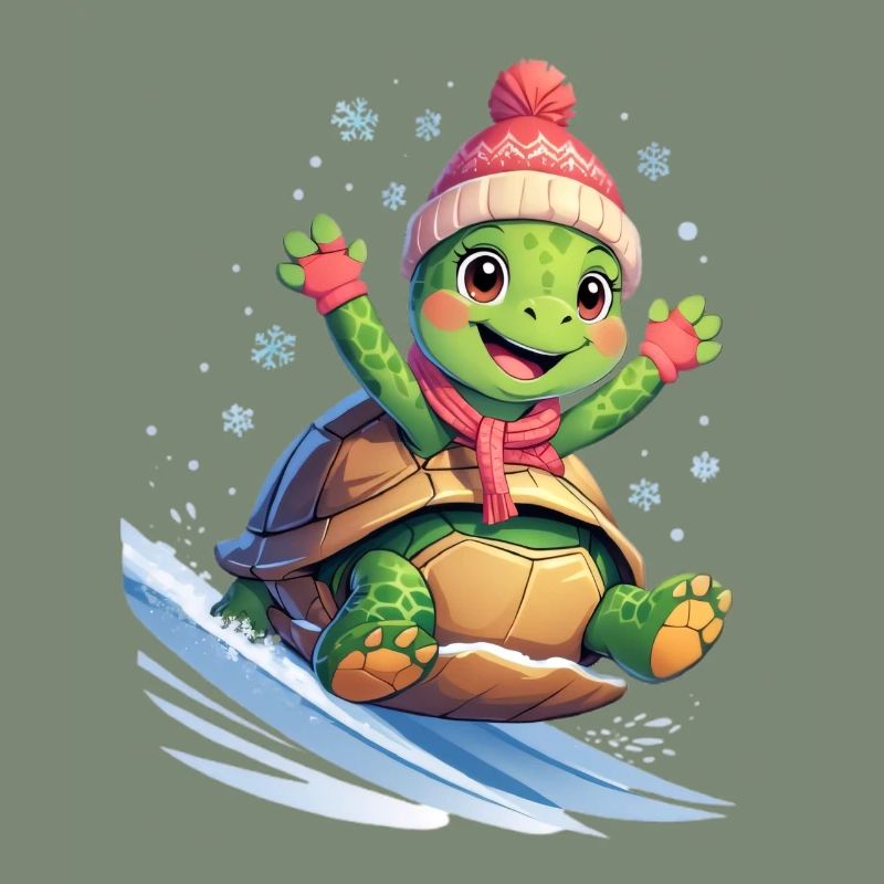 Winter Wave Surfturtle