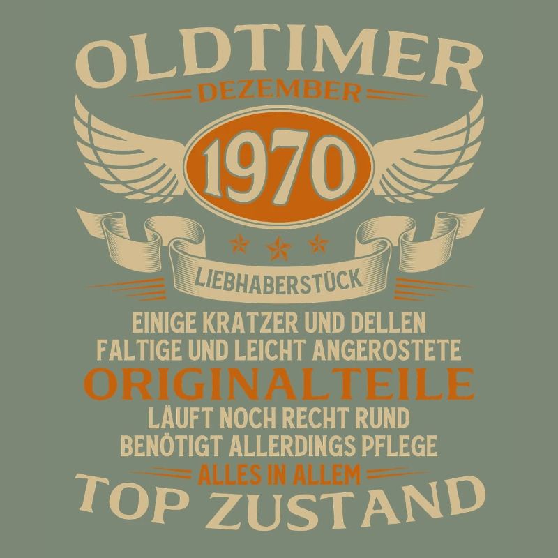 55. Geburtstag Geschenk Oldtimer Dezember 1970