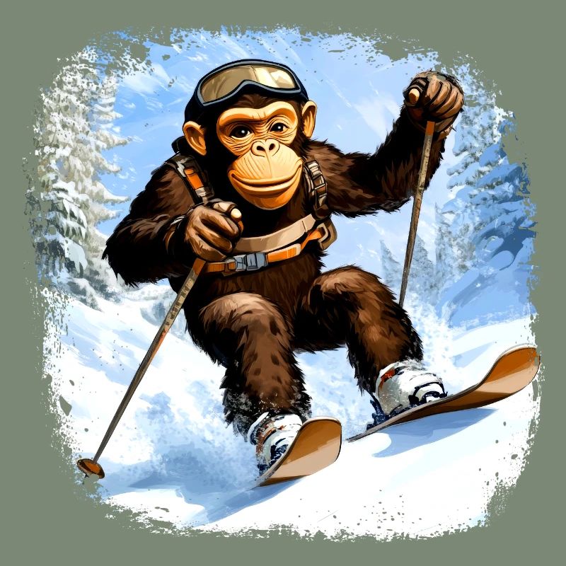 Monkey Ski / Skier Monkey