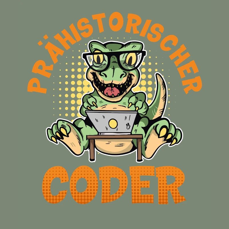 Coding PRÄHISTORISCHER CODER Lustiges