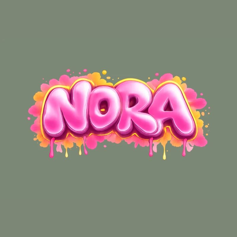 NORA GRAFFITI NAME FOR PERFECT GIFT PRINTABLE on c
