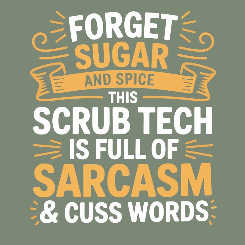 Tech Sarcasm Scrub Humor