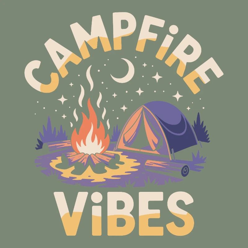 Ambiance de feu de camp