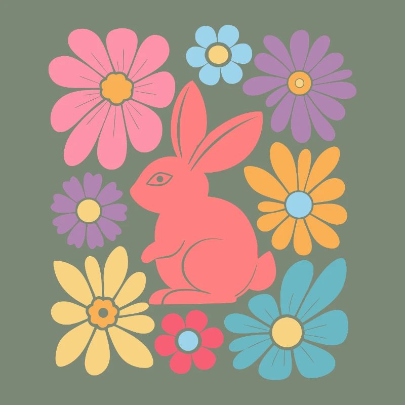 Happy Easter Bunny Boho