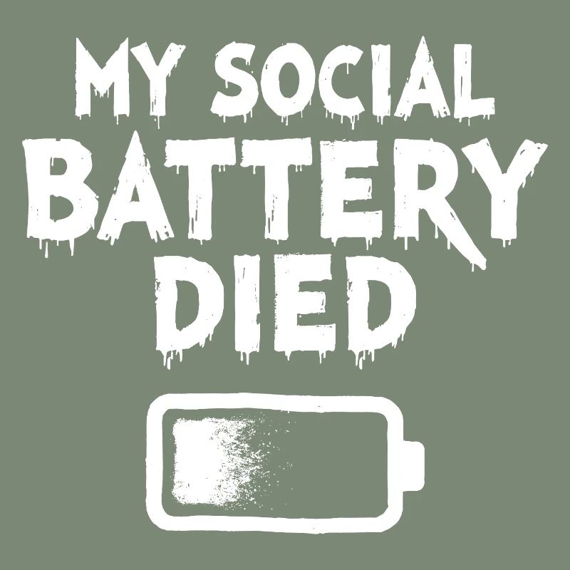 Déclaration d’introverti sur ma batterie sociale est morte
