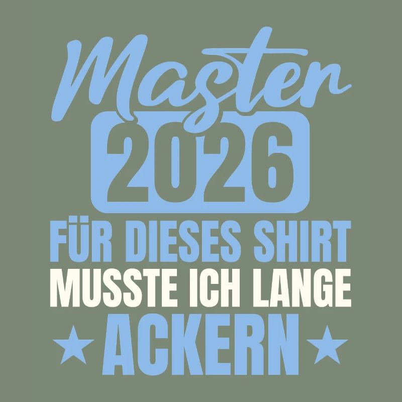 Master 2026 Bestanden Studium Abschluss Geschenk