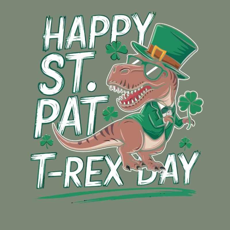 T-Rex for St. Patrick's Day