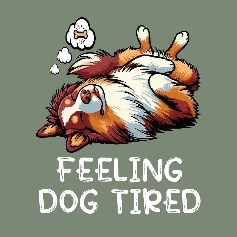 Feeling Dog Tired Australian Shepherd Aussiehalter