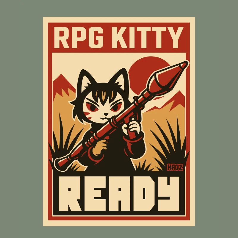 Affiche RPG Kitty Ready