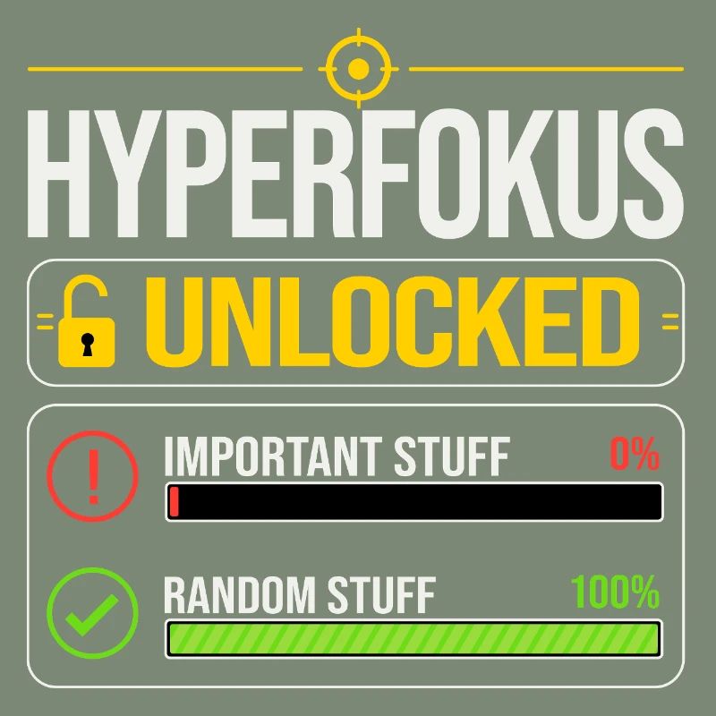 Hyperfocus débloqué dans le jeu TDAH