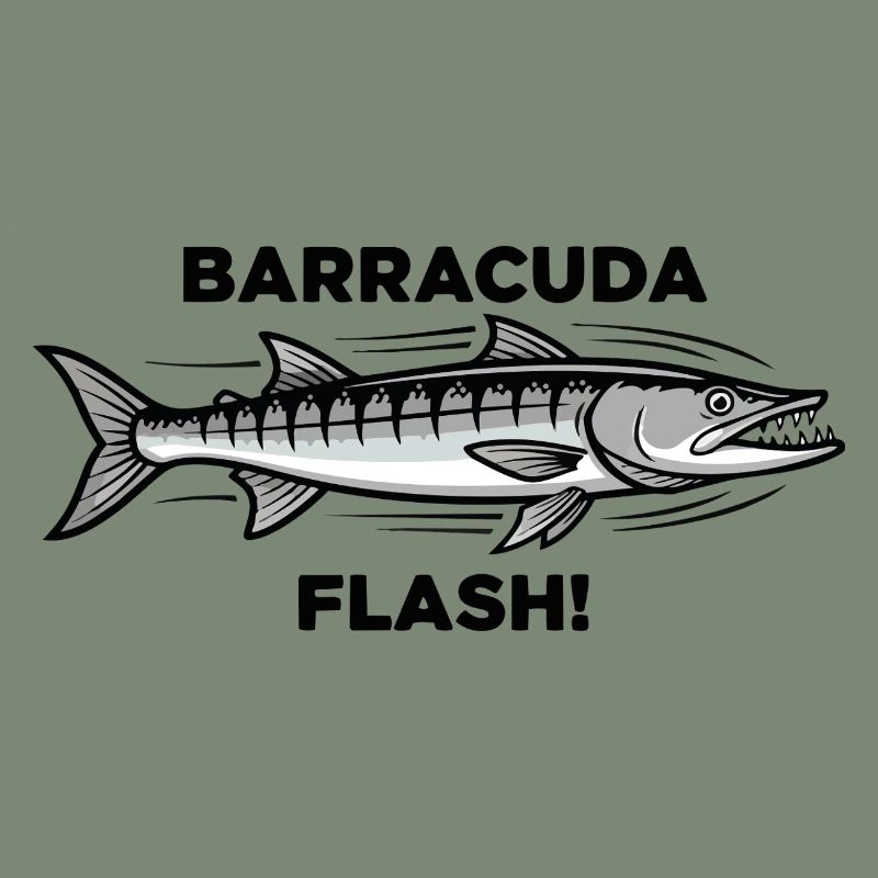 Barracuda Flash Prédateur Mer Barracuda