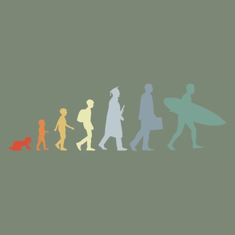 Kid to Surfer Evolution