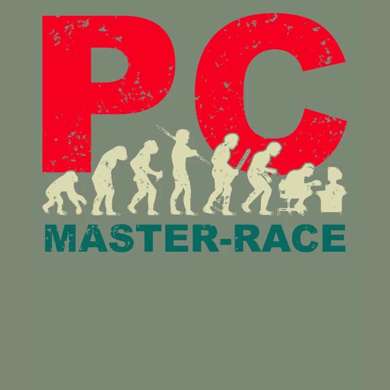 PC Master-race Funny Evolution Graphics pour les joueurs