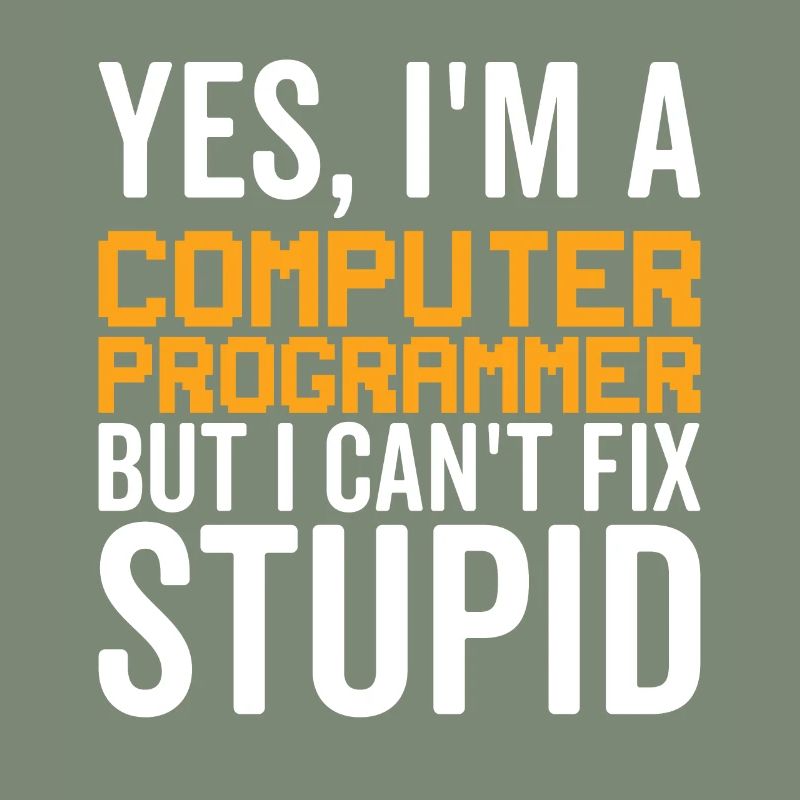 Stupid - Computer Programmer