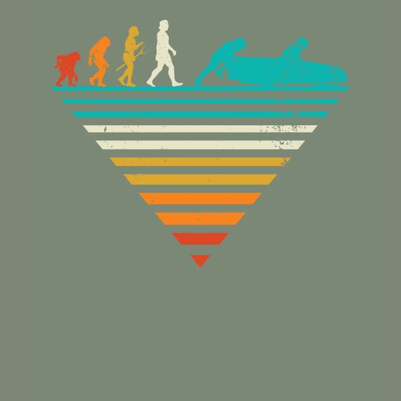 Human Evolution - Bobsleigh vintage