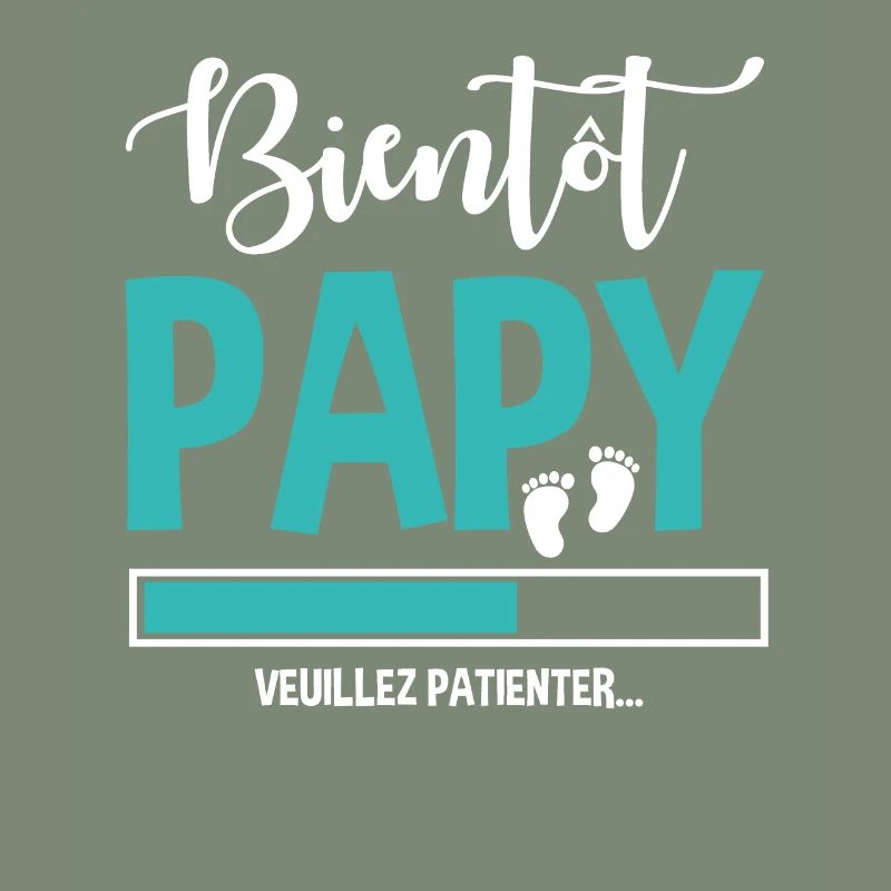 Bientôt Papy Idée Cadeau Citation Grossesse Papi